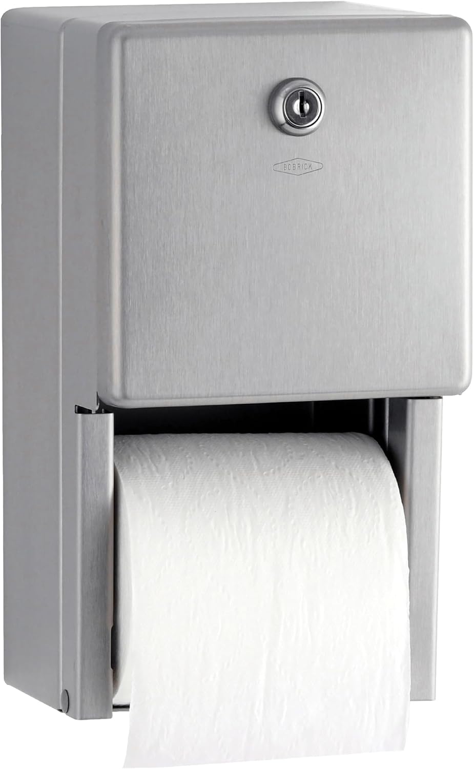 Bobrick Surface-Mounted Multi-Roll Toilet Paper Tissue Dispenser. Satin-Finish Stainless Steel (Model B-2888)